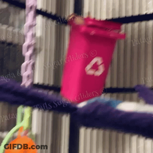 A Pink Container With The Number Three On It GIF