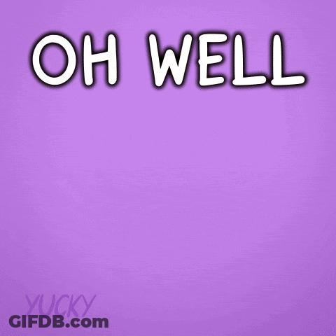 A Pink Duck Wearing A Hat And Gloves With The Words Oh Well Above It GIF