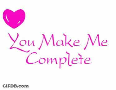 A Pink Heart With The Words " You Make Me Completely Miserable " Below It GIF