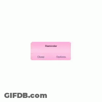 A Pink Reminder Message That Says " Keep On Being You " GIF