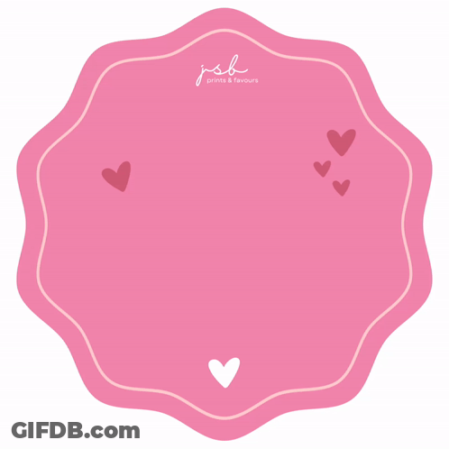 A Pink Sticker That Says We Made It On It GIF