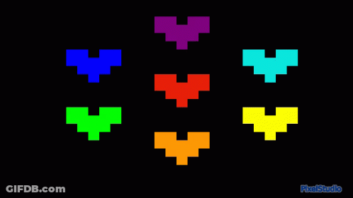 A Pixel Art Displays The Word Undertale GIF