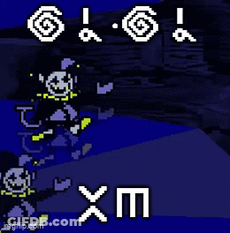 A Pixel Art Drawing Of A Cartoon Character With The Word Ex On The Bottom GIF