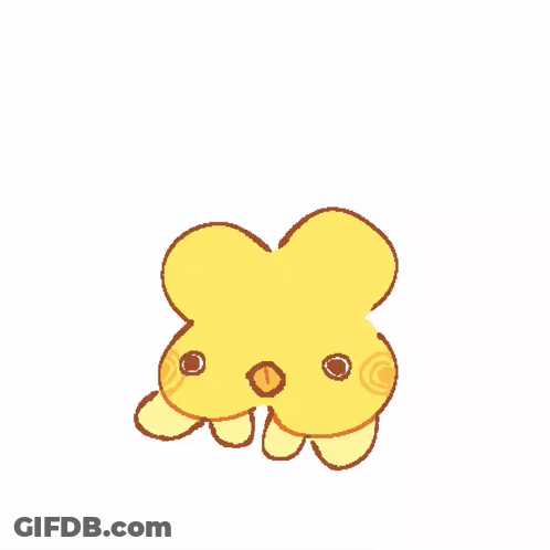 A Pixel Art Drawing Of A Cookie With A Brown Crust GIF