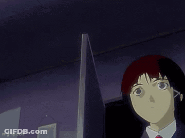 Pixel Art Girl With Red Tie GIF