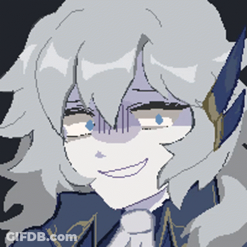 Pixel Art Girl With Tear In Eye GIF