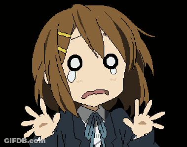 A Pixel Art Drawing Of A Girl With A Tear Running Down Her Face GIF