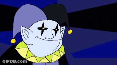 A Pixel Art Drawing Of A Jester With A Smiley Face GIF
