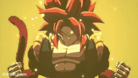 A Pixel Art Drawing Of A Man With Red Hair And Horns GIF