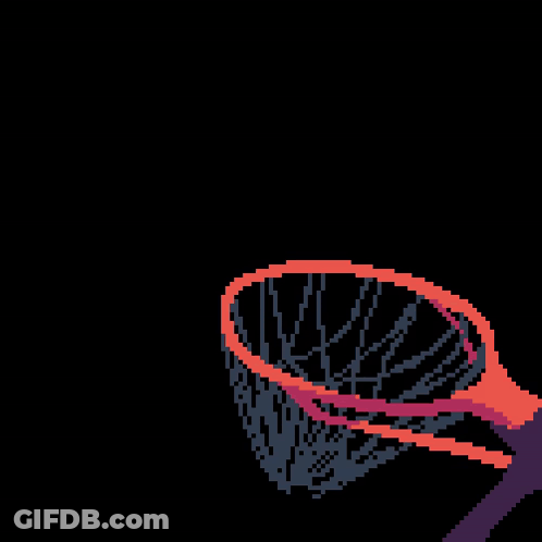 A Pixel Art Drawing Of A Rabbit 'S Head With A Black Background GIF