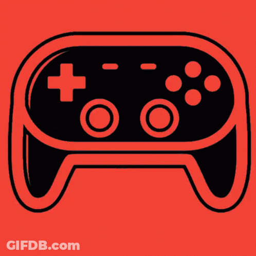 A Pixel Art Drawing Of A Video Game Controller GIF