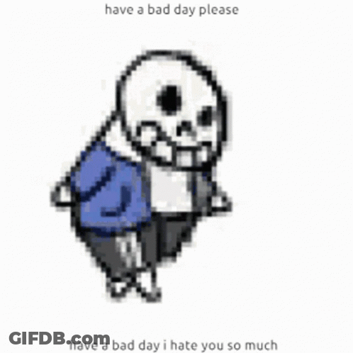 Pixel Art Sans From Undertale Dancing GIF