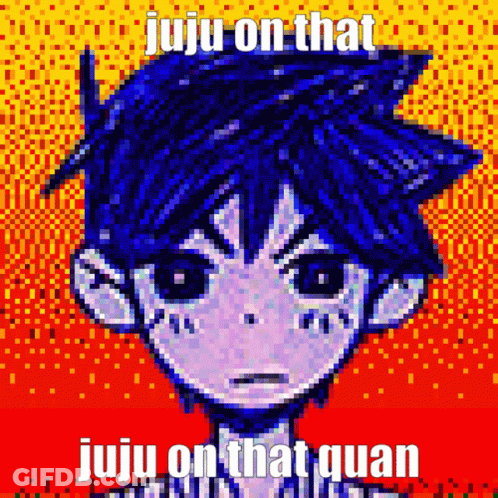 A Pixel Art Of A Boy With Juju On That Juju On That Quan GIF