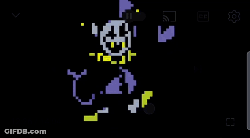 A Pixel Art Of A Cartoon Character On A Black Screen . GIF