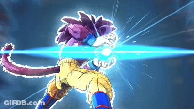 A Pixel Art Of A Cartoon Character With A Blue Light Coming From His Hand GIF