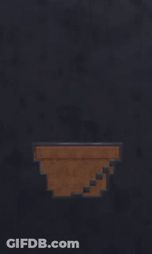 A Pixel Art Of A Flower With A Green Stem And Leaves GIF