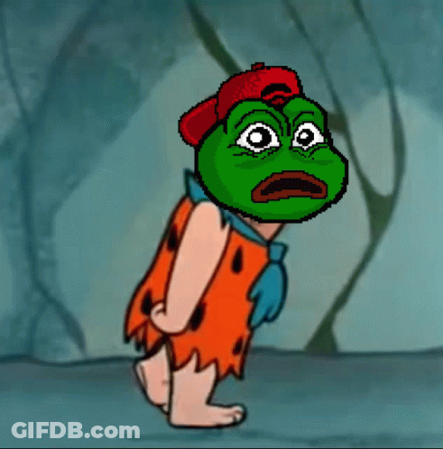 A Pixel Art Of A Frog Wearing A Red Hat GIF
