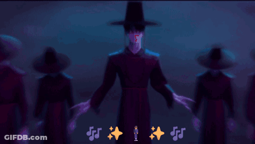A Pixel Art Of A Man Standing In Front Of A Purple And Pink Background GIF