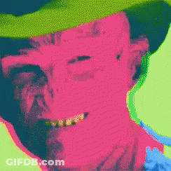 A Pixel Art Of A Man With A Green Hat GIF