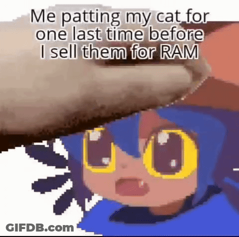 A Pixel Art Of A Person Petting A Cat . GIF