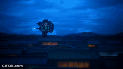A Pixel Art Of A Person With A Sword Standing On A Wall GIF
