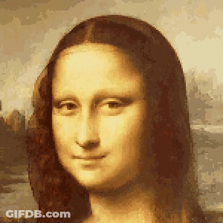 A Pixel Art Of A Woman 'S Face With Long Hair And A Smile . GIF