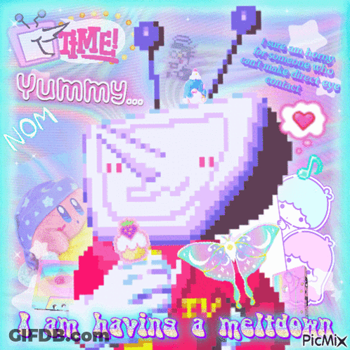 A Pixel Art Says I Am Having A Meltdown Picmix GIF