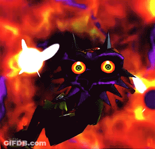 A Pixelated Image Of A Cartoon Character With A Sword GIF