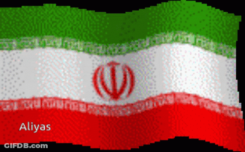 A Pixelated Image Of A Flag With The Name Aliyas On The Bottom GIF