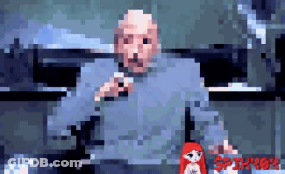 A Pixelated Image Of A Man Talking Into A Microphone With The Word Sprinkles In The Corner GIF