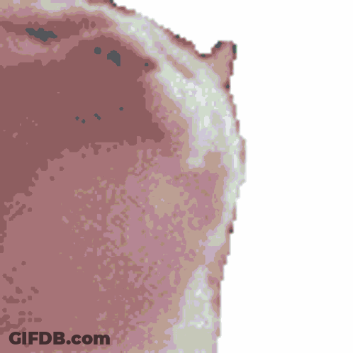A Pixelated Image Of A Pink And White Item GIF