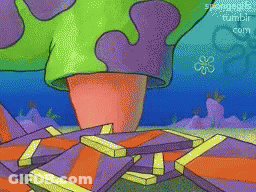 A Pixelated Image Of A Spongebob Squarepants Character GIF