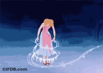A Pixelated Image Of Cinderella From Disney GIF
