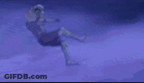 A Pixelated Image Of Superman With Blood Coming Out Of His Face GIF