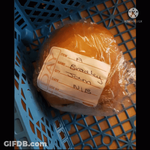 A Plastic Container With A Label On It That Says " Item " GIF
