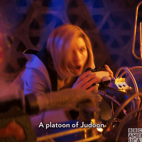 A Platoon Of Judoon GIF