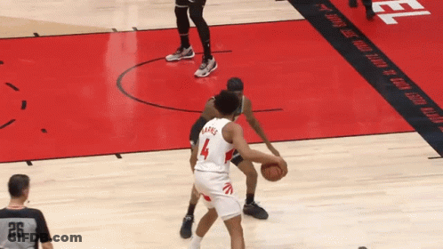 A Player With The Number 4 On His Jersey GIF