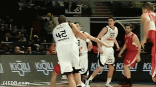 A Player With The Number 42 On His Jersey GIF