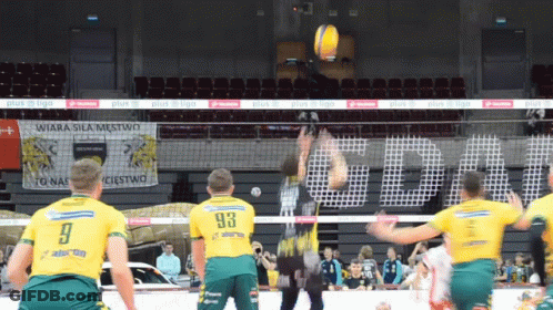 A Player With The Number 93 On His Back Jumps In The Air GIF