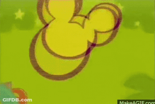A Playhouse Disney Logo With A Mickey Mouse Head GIF
