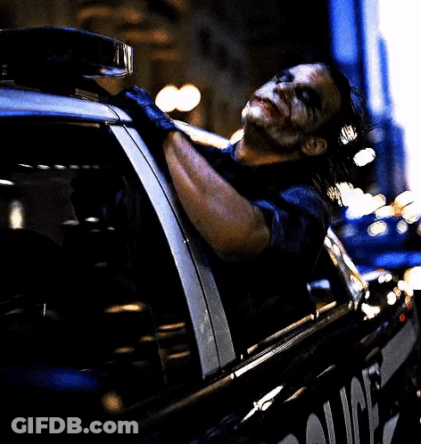 A Police Car With The Word Police On The Side Of It GIF