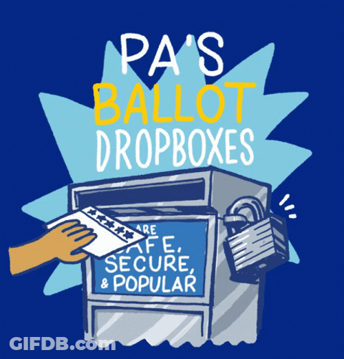 A Popular Pa's Ballot Drop Boxes GIF