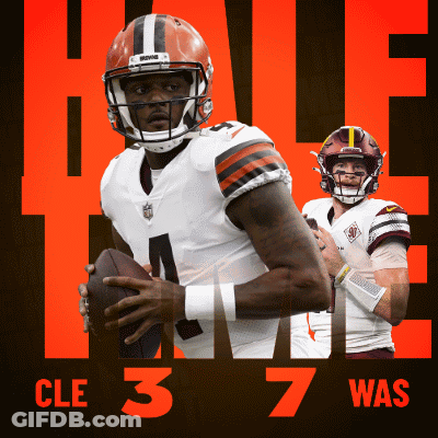 A Poster For A Football Player Named Cle 3 7 GIF