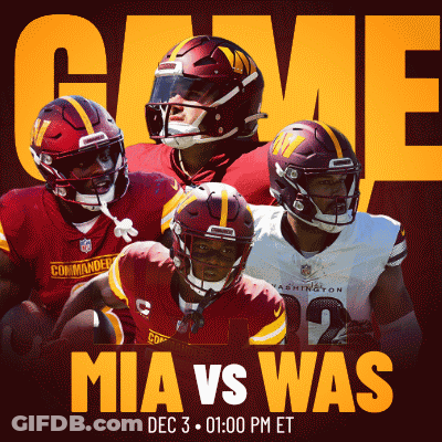 A Poster For A Game Between Mia And Was On Dec 3 GIF