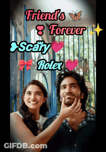 A Poster For A Movie Called Friend 'S Forever Scatty Rolex GIF