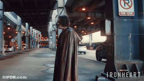 A Poster For A Movie Called Ironheart GIF