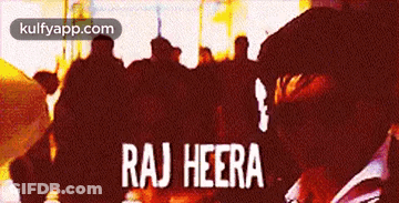 Raj Heera Movie Poster With Blurred Background GIF