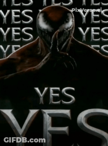 A Poster For A Movie Called Venom Says Yes GIF
