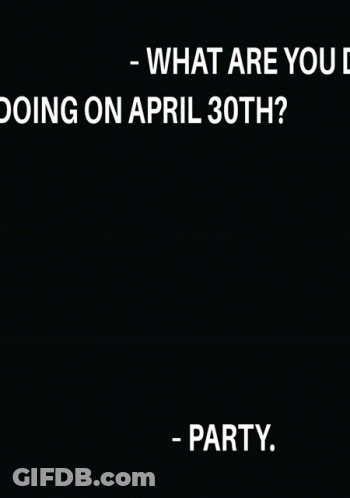A Poster For A Party Called Frty Party 40 GIF