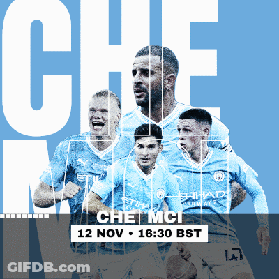 A Poster For A Soccer Game Between Chet Mci And City GIF